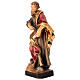 San Antonio da Firenze con teschio statua legno dipinto Val Gardena s4