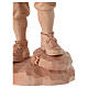 Statue, Pier Giorgio Frassati – Holz naturbelassen, 60 cm, Grödnertal s11
