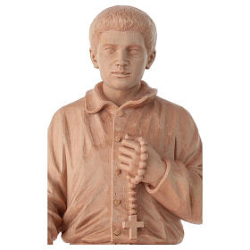Pier Giorgio Frassati Statue in Natural Wood Val Gardena, 60 cm