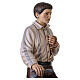 Coloured wooden statue of St. Pier Giorgio Frassati, 24 in, Val Gardena s8