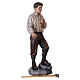 Estatua San Piergiorgio Frassati madera pintada 60 cm Val Gardena s10