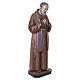 Statua San Padre Pio vetroresina dipinta 120 cm s7