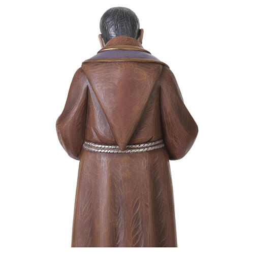 Figura św. Ojca Pio, malowana, włókno szklane, 120 cm 9