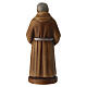 Statuina legno dipinto San Padre Pio Valgardena 10 cm s5