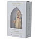 Sacro Cuore di Maria statuina legno dipinto Valgardena 10 cm s2