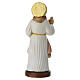Gesù Misericordioso statuina legno d'acero dipinta Valgardena 10 cm s5
