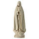 Statua Madonna di Fatima legno d'acero naturale Valgardena s1