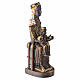 Statue Notre‑Dame de Montserrat bois peint Val Gardena s4