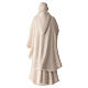 Saint Pio of Pietrelcina statue in natural Val Gardena wood s5