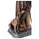 Statue Saint Roch pâte à bois peinte 60 cm s5