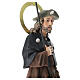 San Rocco statua in pasta di legno dipinta 60 cm s7