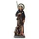Saint Roch statue in painted wood pulp, 60 cm s1