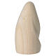 Statuina Madonna della Gioia seduta legno naturale acero s4