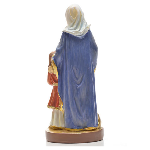 Heilige Anna mit Heiligenbildchen und GEBET AUF ITALIENISCH 12 cm 2