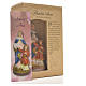 Heilige Anna mit Heiligenbildchen und GEBET AUF SPANISCH 12 cm s3