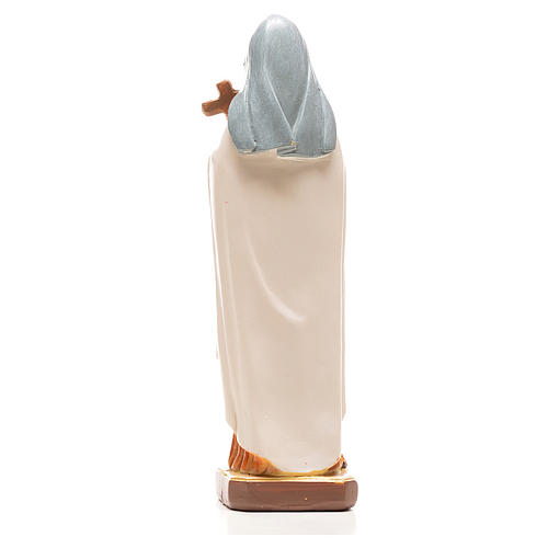 Heilige Teresina mit Heiligenbildchen und GEBET AUF ITALIENISCH 12 cm 2