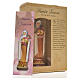 Heilige Teresina mit Heiligenbildchen und GEBET AUF SPANISCH 12 cm s3
