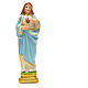 Sacred Heart of Mary 12cm with image and ITALIAN PRAYER s4