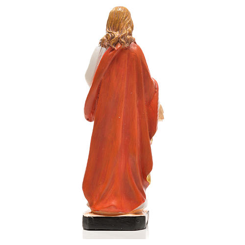 Sacro Cuore di Gesù 12 cm con immaginetta PREGHIERA INGLESE 2