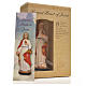 Sacred Heart of Jesus 12cm with image and ENGLISH PRAYER s3