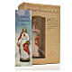 Sacred Heart of Jesus 12cm with image and SPANISH PRAYER s3