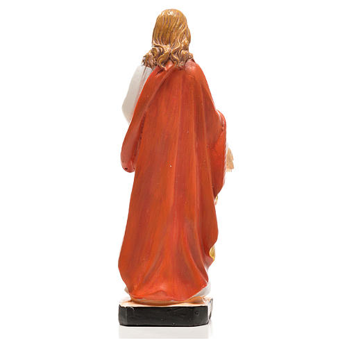 Sacro Cuore di Gesù 12 cm con immaginetta PREGHIERA FRANCESE 2