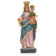 Mary Help of Christians 12cm with image and ENGLISH PRAYER s1