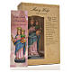 Mary Help of Christians 12cm with image and ENGLISH PRAYER s3