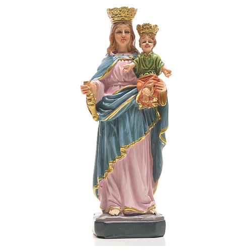Mary Help of Christians 12cm with image and SPANISH PRAYER 4