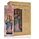 Mary Help of Christians 12cm with image and FRENCH PRAYER s6