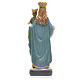 Mary Help of Christians 12cm with image and FRENCH PRAYER s2