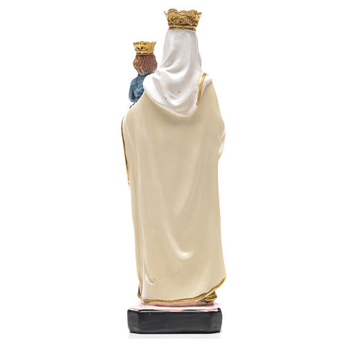Virgen del Carmen 12cm con imagen y oración en Español 2