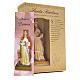 Saint Barbara, 12cm with Spanish prayer s3