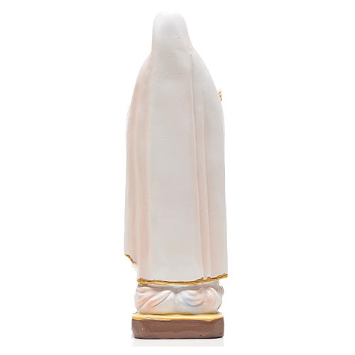Fatima Madonna mit Heiligenbildchen GEBET AUF ITALIENISCH 12 cm 2