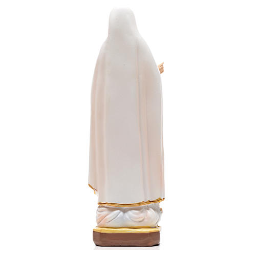 Fatima Madonna mit Heiligenbildchen GEBET AUF ENGLISCH 12 cm 2
