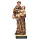 Sant'Antonio da Padova 12 cm con immaginetta PREGHIERA FRANCESE s1