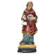 Santo Stefano 12 cm con immaginetta PREGHIERA FRANCESE s1