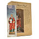 Heiliger Paul mit Heiligenbildchen GEBET AUF ENGLISCH 12 cm s3