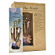 Saint Nicholas 12cm with Spanish prayer s3