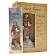 Saint Francis of Assisi 12cm with English prayer s3
