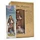 Saint Francis of Assisi 12cm with Spanish prayer s3