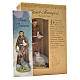 Saint Francis of Assisi 12cm with French prayer s3