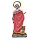 Heiliger Markus mit Heiligenbildchen GEBET AUF ITALIENISCH 12 cm s2