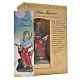 San Marco 12 cm con immaginetta PREGHIERA SPAGNOLO s3