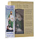 San Luca 12 cm pvc confezione PREGHIERA MULTILINGUE s3