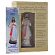 Divine Mercy statue 12cm Multilingual prayer s3