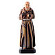 Saint Pio statue 12cm Multilingual prayer s1