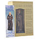 Saint Pio statue 12cm Multilingual prayer s3
