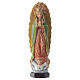 Virgen de Guadalupe 12 cm pvc con ORACIÓN EN MUCHOS IDIOMAS s1