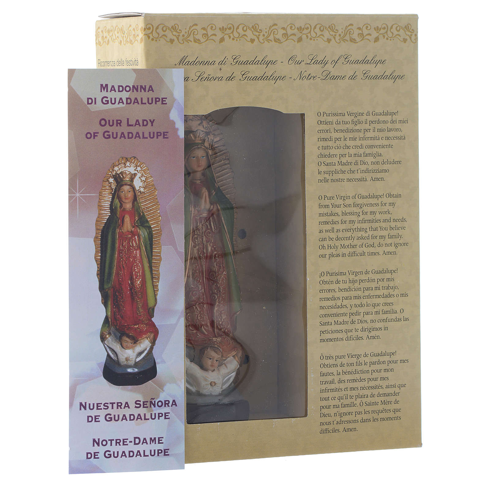 Madonna Z Guadalupe 12 Cm Pvc Pudeleczko Modlitwa W Wielu Sprzedaz Online Na Holyart